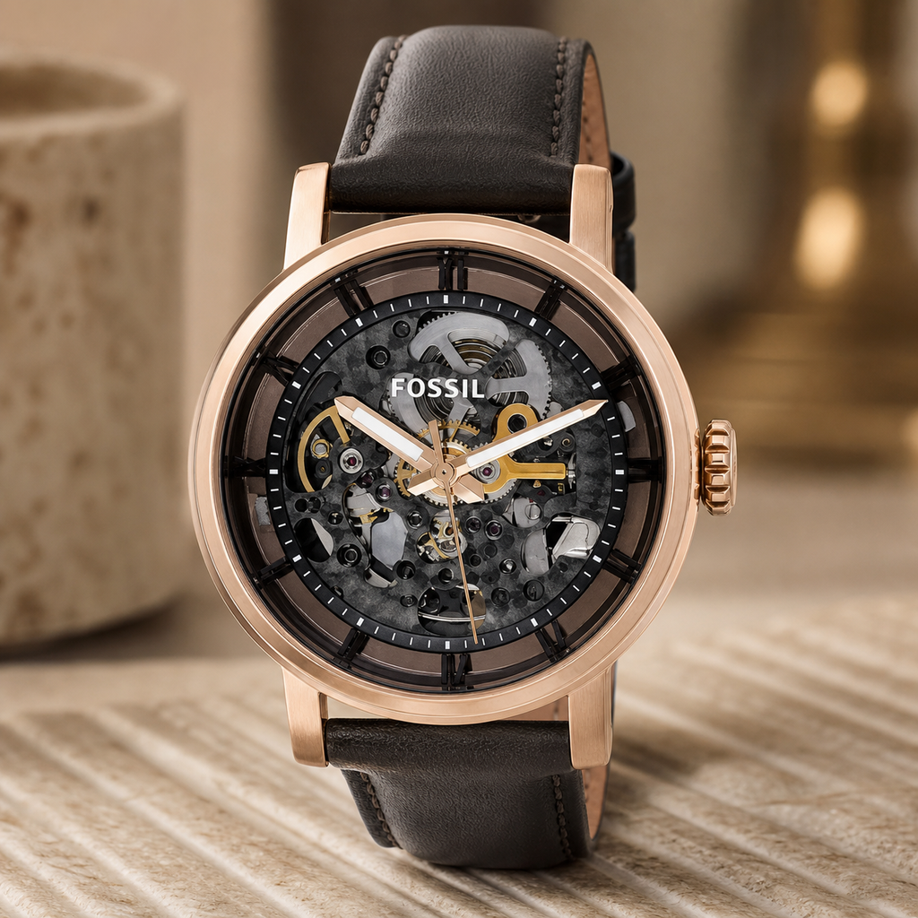 Fossil ME3089 watch - macro view