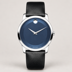 Movado Museum 40mm Blue Dial Men's Watch 0606610 — front