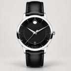 Movado 1881 Automatic 39.5mm Black Dial Men's Watch 0606873 — front