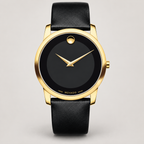 Movado Museum 40mm Black Dial Men's Watch 0606876 — front