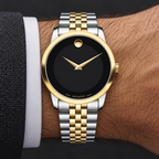 Movado Museum Classic 40mm Black Dial Men's Watch 0606899 — wrist