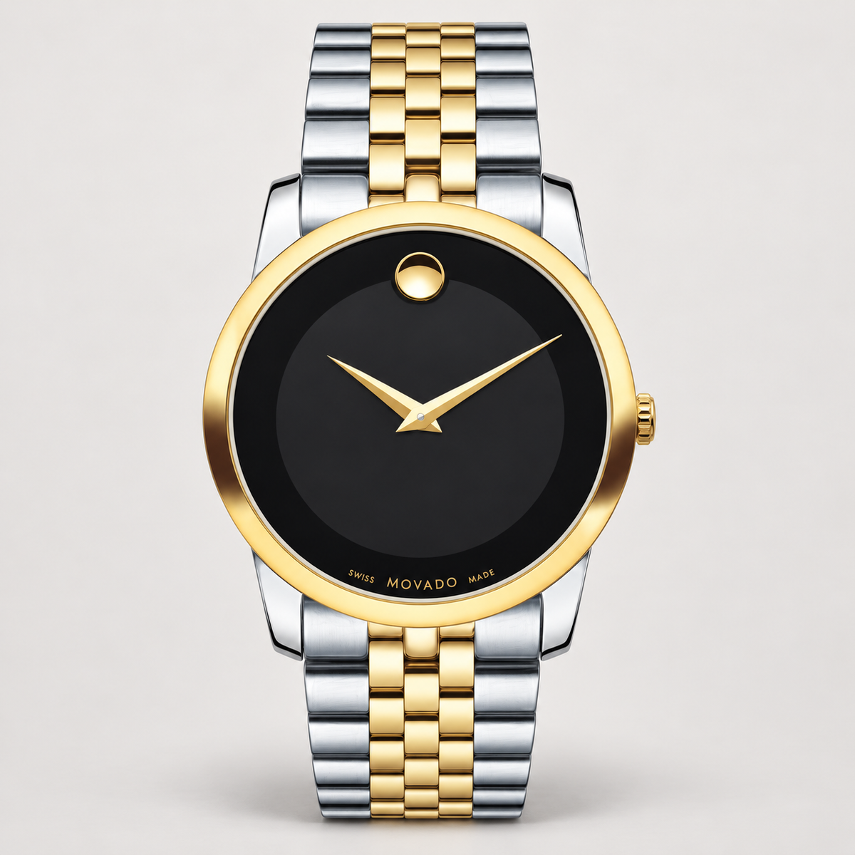 Movado Museum Classic 40mm Black Dial Men's Watch 0606899 — front