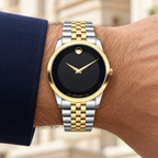Movado Museum Classic 40mm Black Dial Men's Watch 0606899 — wrist alternate