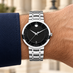 Movado 1881 Automatic 39.5mm Black Dial Men's Watch 0606914 — wrist alternate