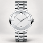 Movado 1881 Automatic 39.5mm Silver Dial Men's Watch 0606915 — front