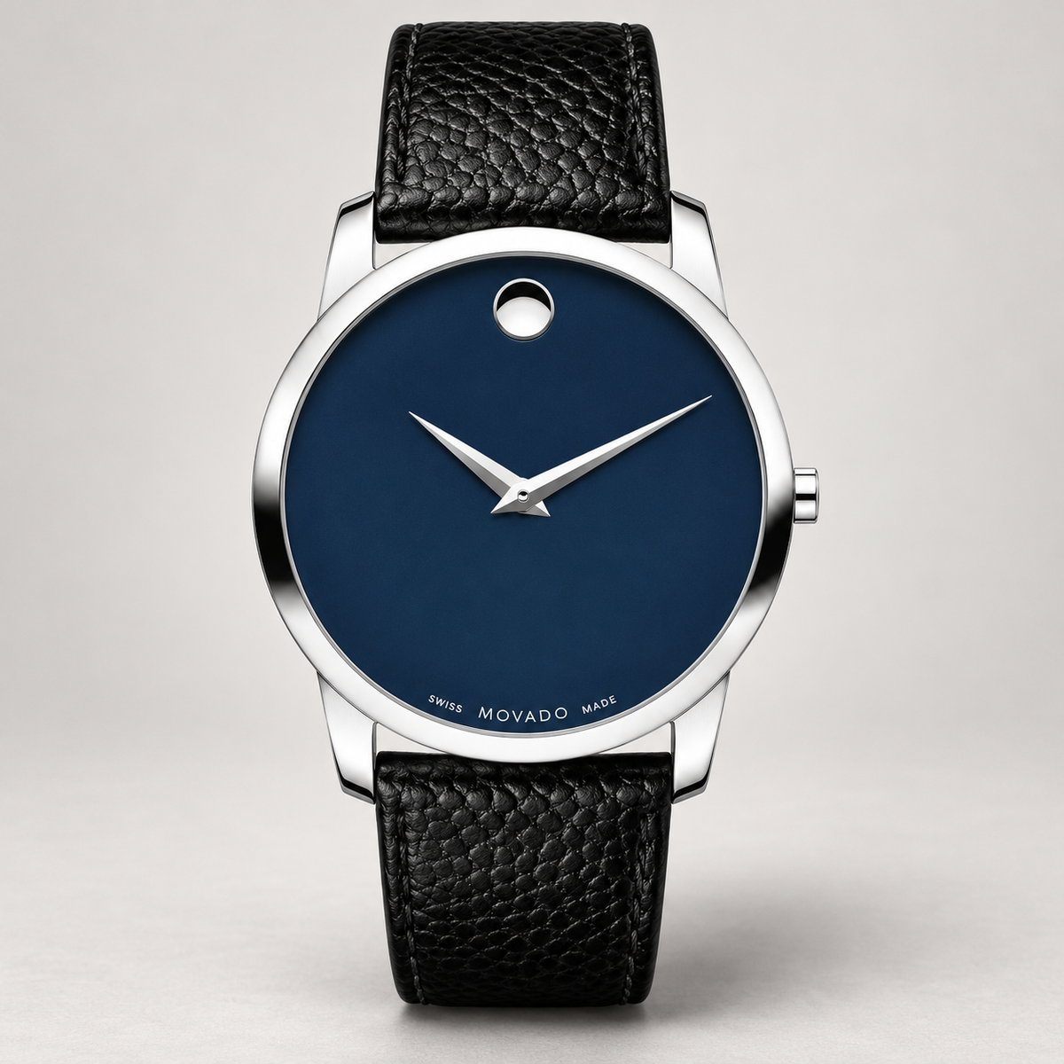 Movado Museum Classic 40mm Blue Dial Men's Watch 0607013 — front