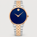 Movado Museum Classic 40mm Blue Dial Men's Watch 0607267 — front