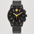 Movado Museum Sport Chronograph 43mm Black Dial Men's Watch 0607802 — front