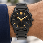 Movado Museum Sport Chronograph 43mm Black Dial Men's Watch 0607802 — wrist alternate