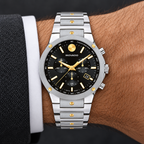 Movado SE Chronograph 41mm Black Dial Men's Watch 0607972 — wrist