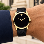 Movado Museum 38mm Black Dial Men's Watch 2100005 — wrist alternate