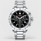 Movado Series 800 Chronograph 42mm Black Dial Men's Watch 2600110 — front