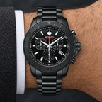 Movado Series 800 Chronograph 42mm Black Dial Men's Watch 2600119 — wrist