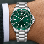Movado Series 800 40mm Green Dial Men's Watch 2600136 — dial detail