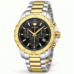 Movado Series 800 Chronograph 42mm Black Dial Men's Watch 2600138 — three quarter