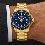 Movado Series 800 40mm Blue Dial Men's Watch 2600144 — wrist