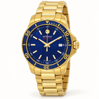 Movado Series 800 40mm Blue Dial Men's Watch 2600144 — three quarter