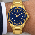 Movado Series 800 40mm Blue Dial Men's Watch 2600144 — dial detail