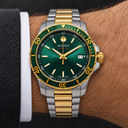 Movado Series 800 40mm Green Dial Men's Watch 2600147 — wrist