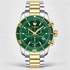 Movado Series 800 Chronograph 42mm Green Dial Men's Watch 2600148 — front