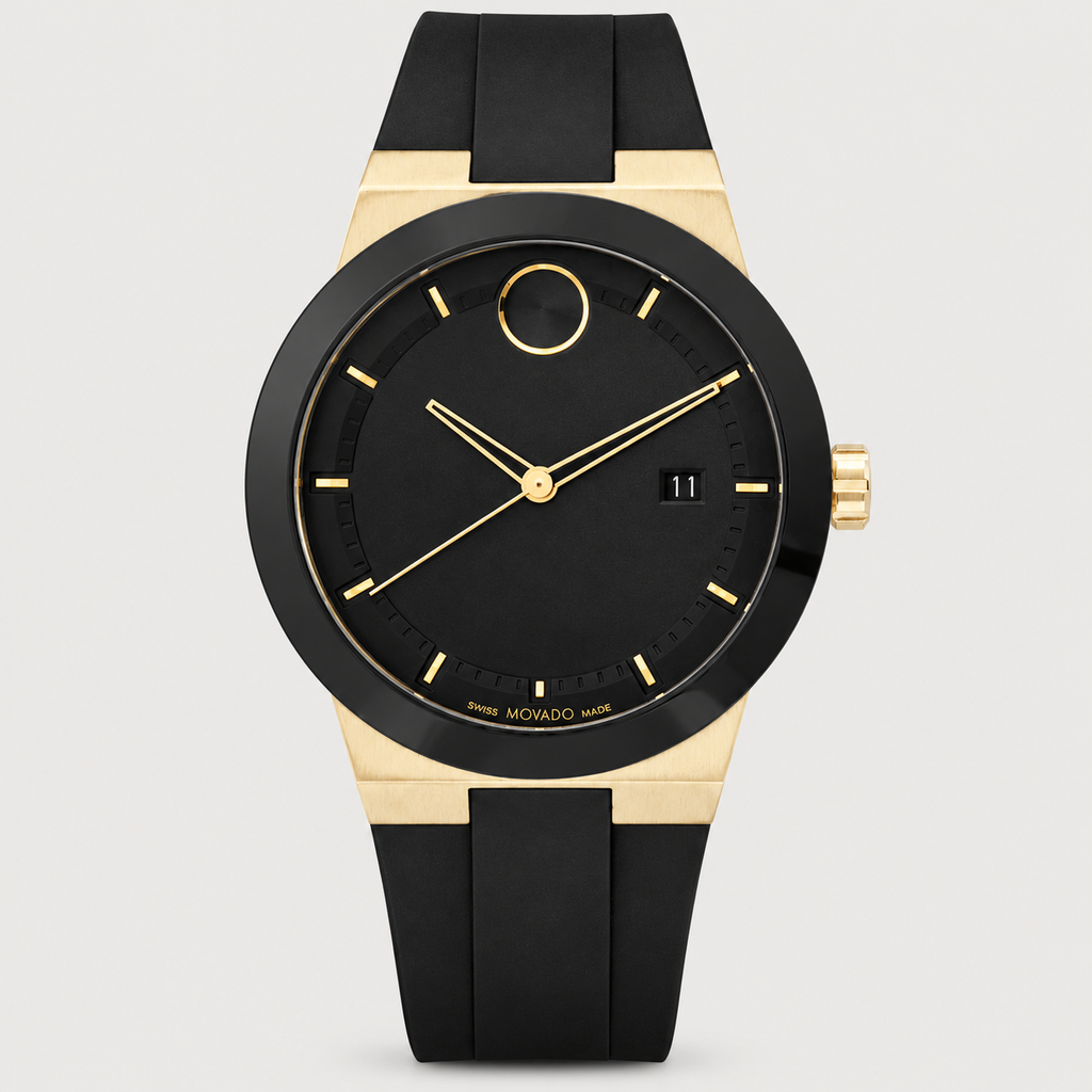 Movado BOLD Fusion 42mm Black Dial Men's Watch 3600850 — front