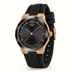 Movado BOLD Fusion 42.3mm Black Dial Men's Watch 3600851 — three quarter