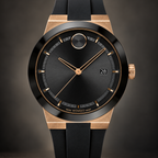 Movado BOLD Fusion 42.3mm Black Dial Men's Watch 3600851 — dial detail