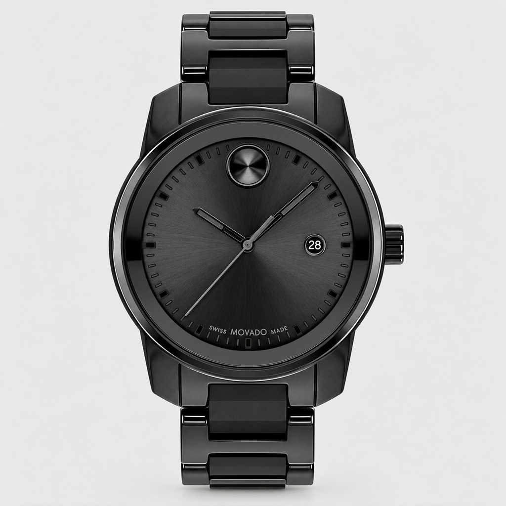 Movado BOLD Verso 42mm Black Dial Men's Watch 3600863 — front