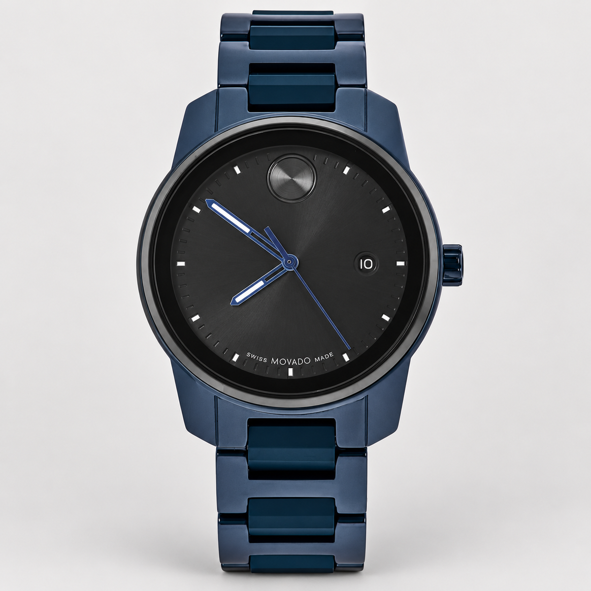 Movado BOLD Verso 42mm Black Dial Men's Watch 3600864 — front