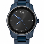 Movado BOLD Verso 42mm Black Dial Men's Watch 3600864 — dial detail