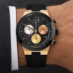 Movado BOLD Fusion Chronograph 44mm Black Dial Men's Watch 3600896 — wrist