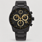 Movado BOLD Verso Chronograph 44mm Black Dial Men's Watch 3600906 — front