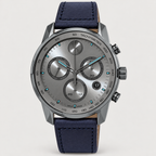 Movado BOLD Verso Chronograph 44mm Grey Dial Men's Watch 3600909 — front
