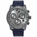 Movado BOLD Verso Chronograph 44mm Grey Dial Men's Watch 3600909 — dial detail
