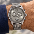 Movado BOLD Verso Chronograph 48mm Grey Dial Men's Watch 3600910 — wrist alternate