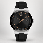Movado BOLD Fusion 42.3mm Black Dial Men's Watch 3601079 — front