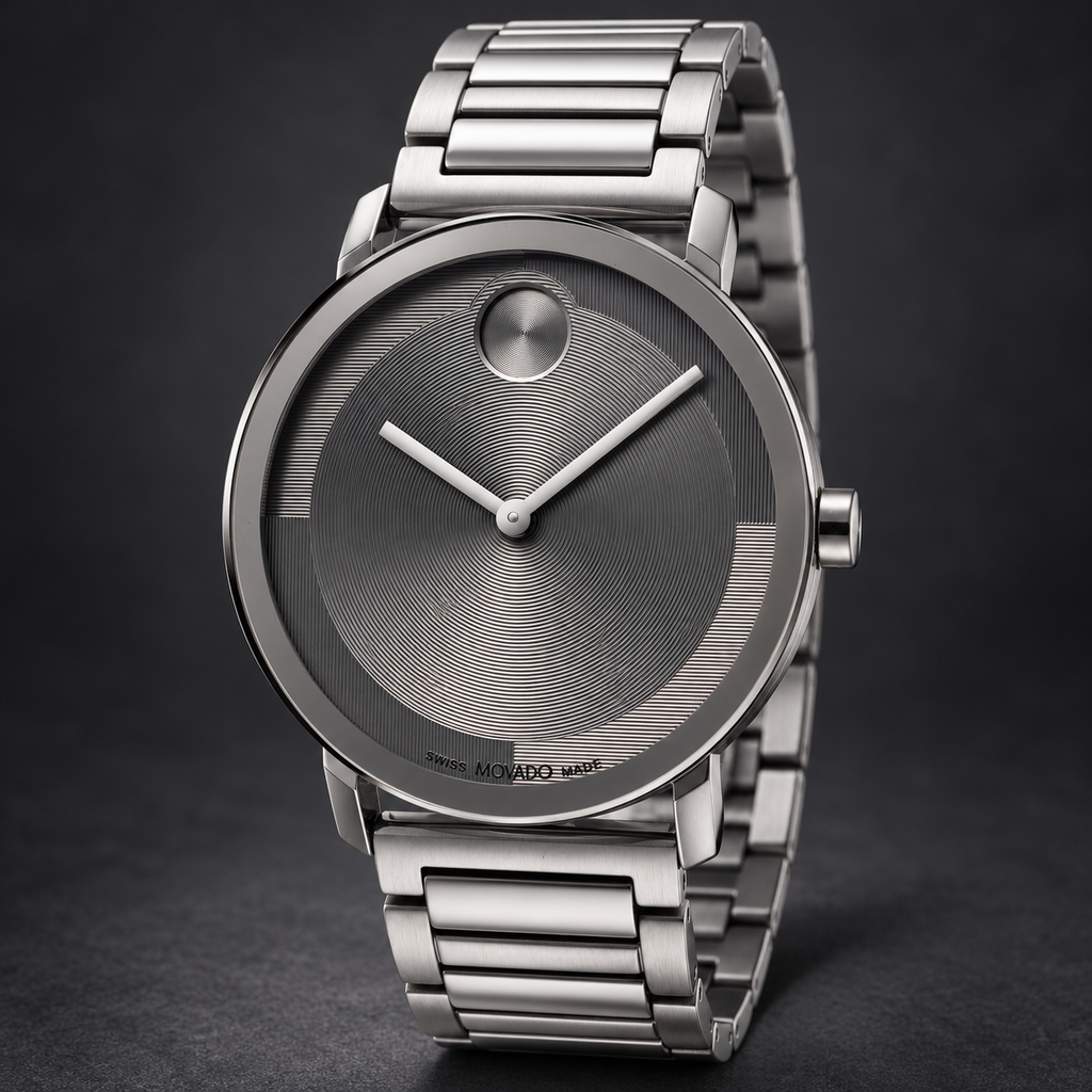 Movado BOLD Evolution 2 40mm Grey Dial Men's Watch 3601096 — three quarter