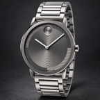 Movado BOLD Evolution 2 40mm Grey Dial Men's Watch 3601096 — three quarter