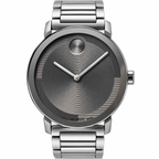 Movado BOLD Evolution 2 40mm Grey Dial Men's Watch 3601096 — dial detail