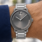 Movado BOLD Evolution 2 40mm Grey Dial Men's Watch 3601096 — wrist alternate