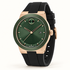 Movado BOLD Fusion 42.3mm Green Dial Men's Watch 3601296 — three quarter