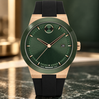 Movado BOLD Fusion 42.3mm Green Dial Men's Watch 3601296 — dial detail
