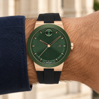 Movado BOLD Fusion 42.3mm Green Dial Men's Watch 3601296 — wrist alternate