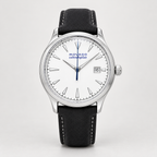 Movado Heritage Calendoplan 40mm White Dial Men's Watch 3650002 — front