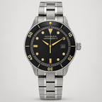 Movado Heritage Calendoplan S 43mm Black Dial Men's Watch 3650095 — front