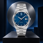 Movado BOLD Quest Automatic 3600940 blue dial hero view