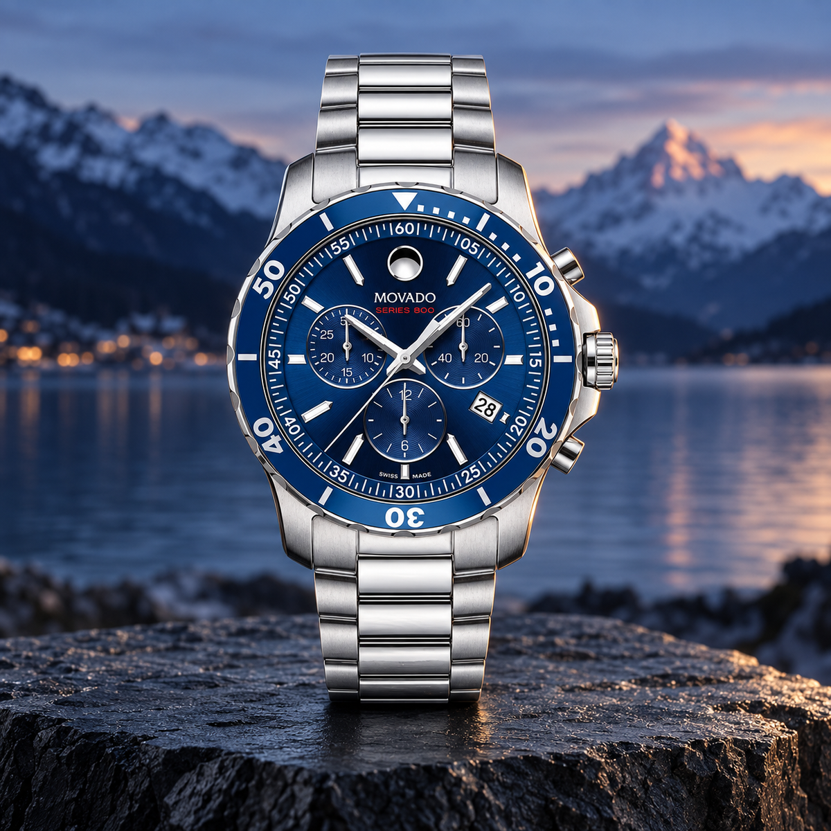 Movado Series 800 Chronograph 2600141 Swiss alpine hero