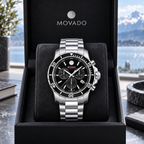 Movado Series 800 Chronograph 2600142 presentation box