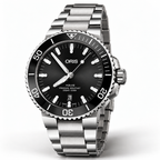 Oris Aquis Date 43.5mm Black Dial Steel Automatic Men's Watch – studio