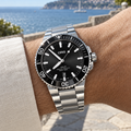 Oris Aquis Date 43.5mm Black Dial Steel Automatic Men's Watch – wrist lifestyle
